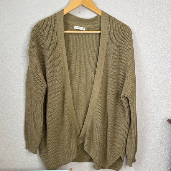 Cotton On Sweaters - Cotton On Knit Cardigan Oversized Green size Small